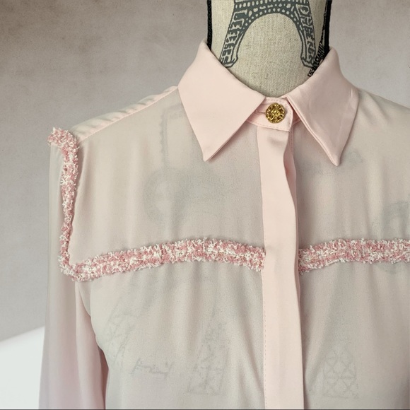 ZARA pink blouse SMALL - Picture 4 of 14